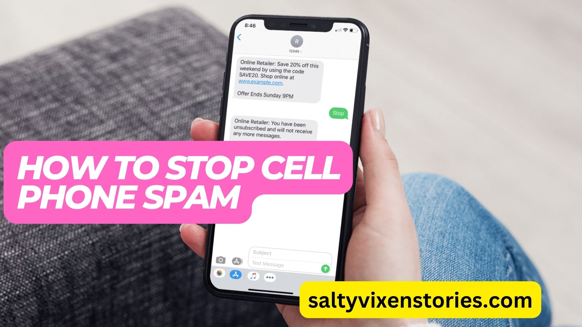 How To Stop Cell Phone Spam - The Magic Trick - Salty Vixen Stories ...