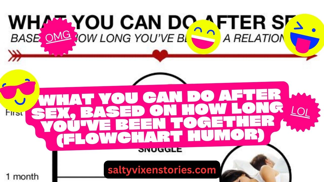 What You Can Do After Sex Flowchart Humor Salty Vixen Stories Bedtime Stories With Salty Vixen 5546