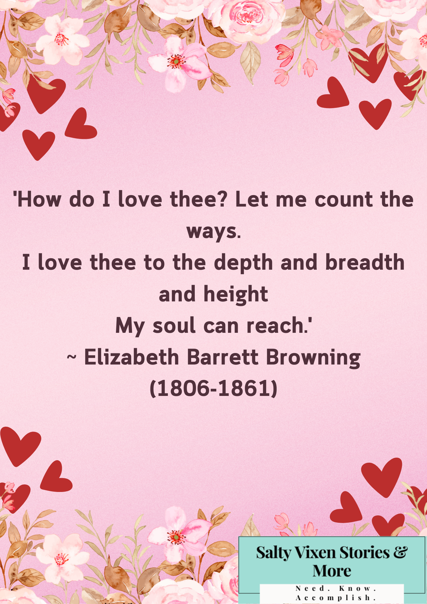 Valentine's Day in Britain - History and Folklore - Salty Elizabeth Barrett Browning romance quote