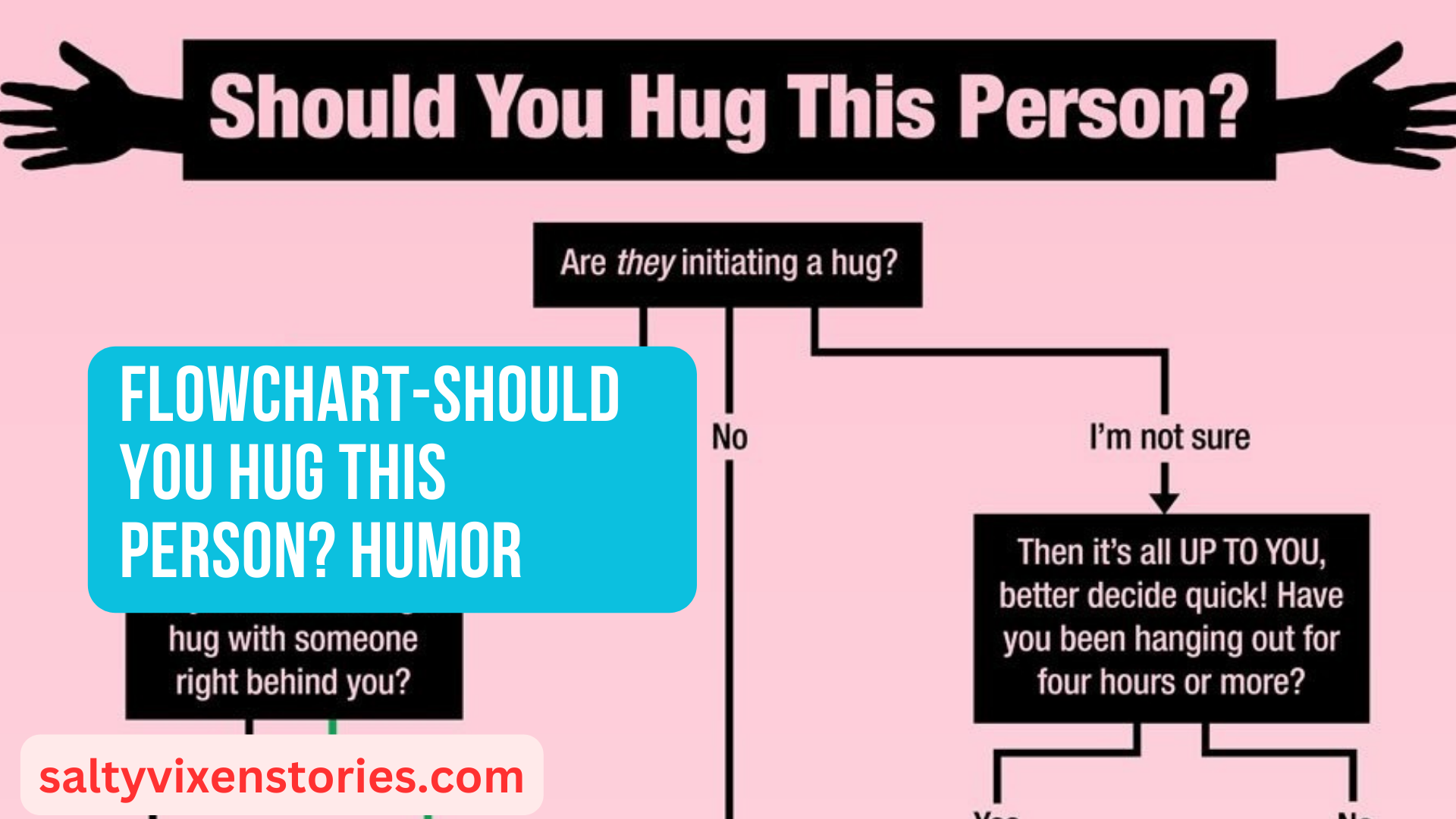 Flowchart Should You Hug This Person Humor Salty Vixen Stories Bedtime Stories With Salty Vixen 7236