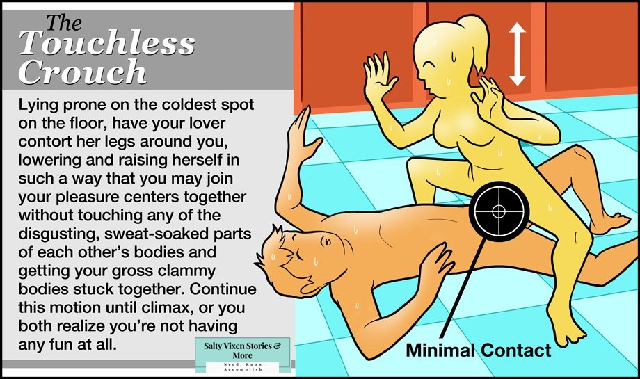 6 Cool Sex Positions to Beat the Summer Heat Comics - Salty