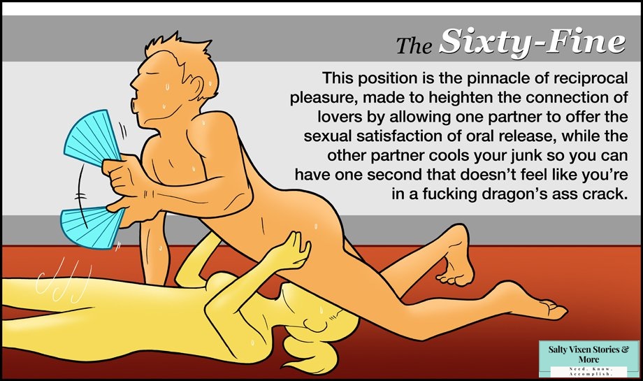 6 Cool Sex Positions to Beat the Summer Heat Comics - Salty